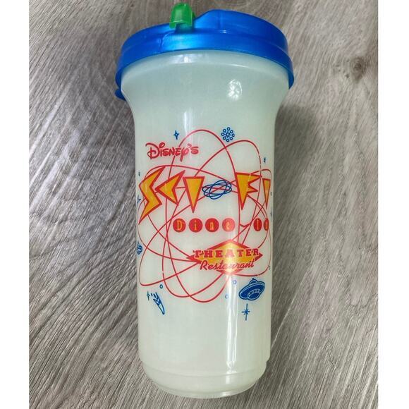 Disney Sci-Fi Dine-In Theater Glow in the Dark Souvenir Cup Hollywood‎ Studios - Picture 1 of 10